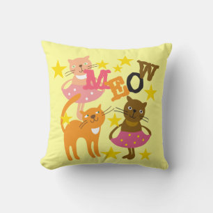 The Cats Meow Pilllow Cushion