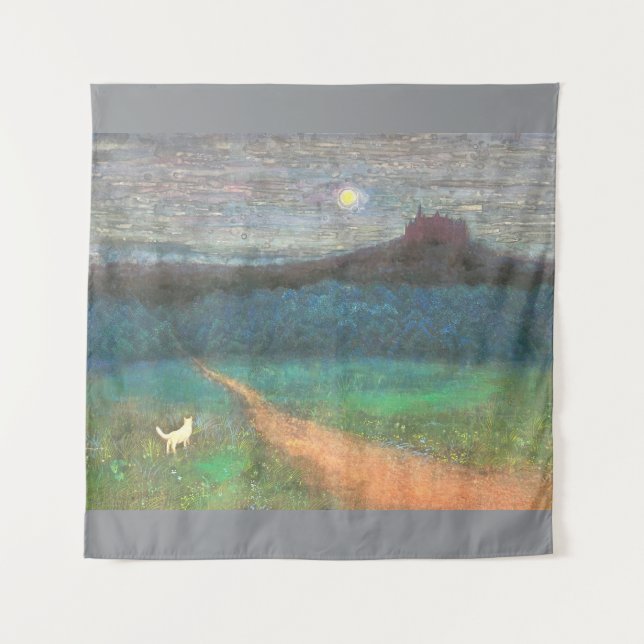 The Cat's Midnight Journey Tapestry (Front)