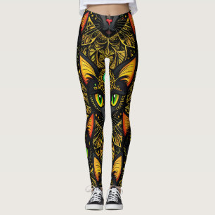 The Cats of the Velvet Veil Leggings