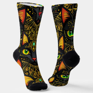 The Cats of the Velvet Veil Socks