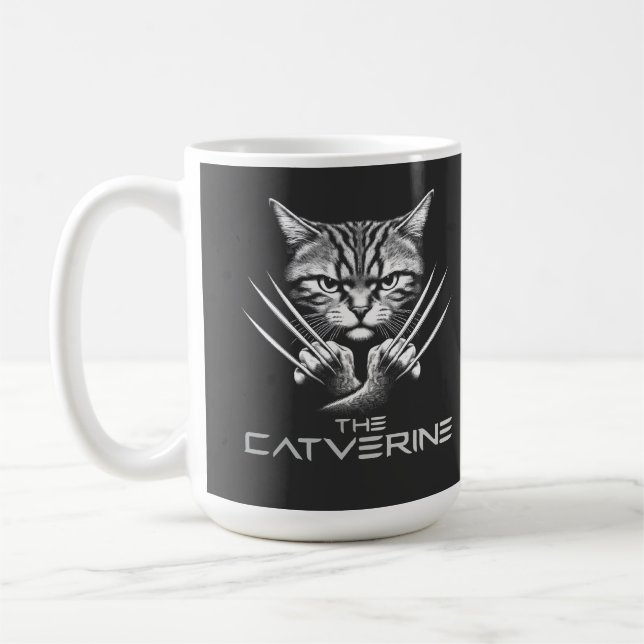 The Catverine Halloween Themed Coffee Mug (Left)
