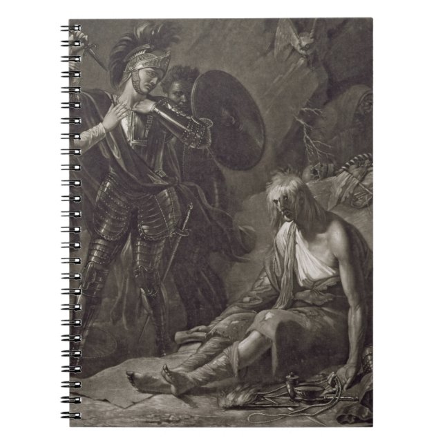 The Cave of Despair, from Spenser, engraved by Val Spiral Notebook (Front)
