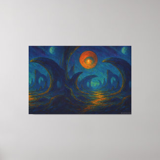 The Cavern Sky Canvas Print