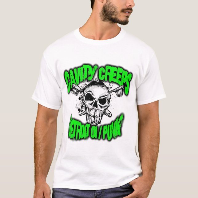 The Cavity Creeps - "DETROIT OI/PUNK" T-Shirt (Front)