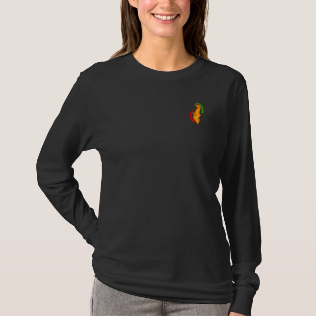 The Cayenne Pepper Hot Chilli Fire T-Shirt (Front)