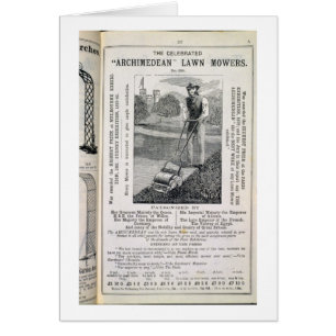 The Celebrated 'Archimedean' Lawn Mowers, from the
