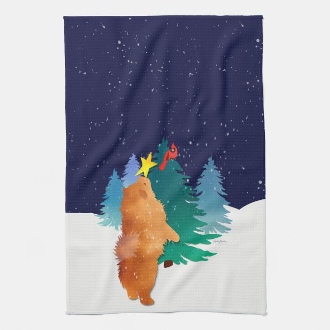 THE CELESTIAL - CHOW -Kitchen towel (Vertical)