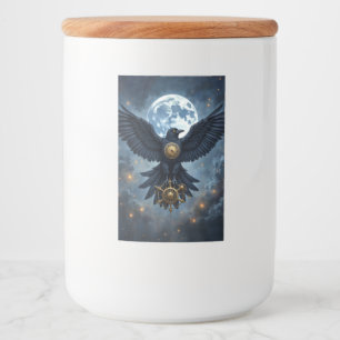 The Celestial Crow.  Food Label