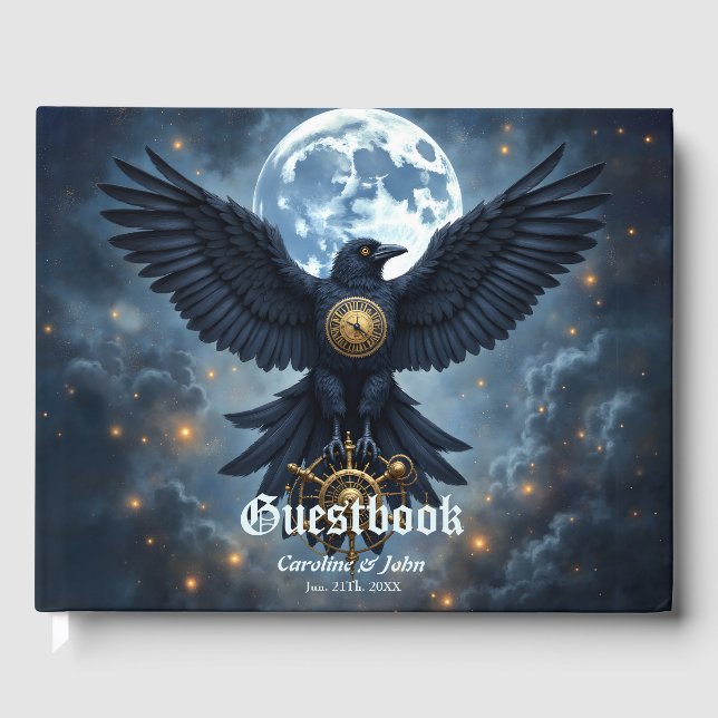 The Celestial Crow.  Guest Book (Front)