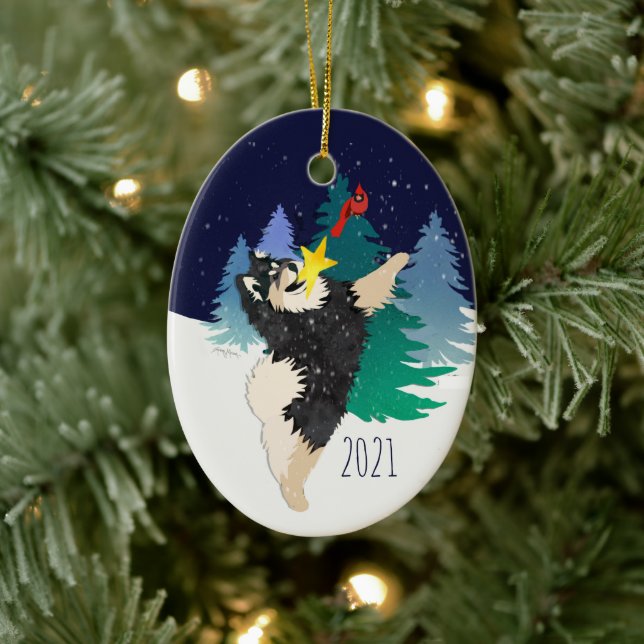 The Celestial Finnish Lapphund 2021 Ornament (Tree)