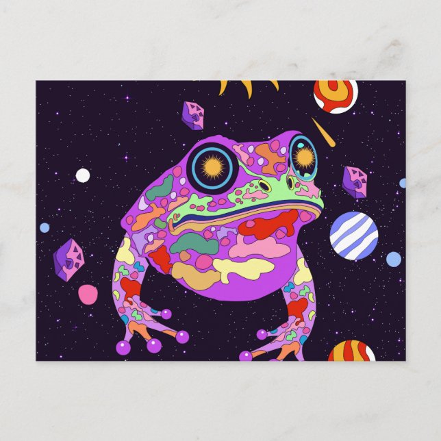 The Celestial Frog Postcard (Front)