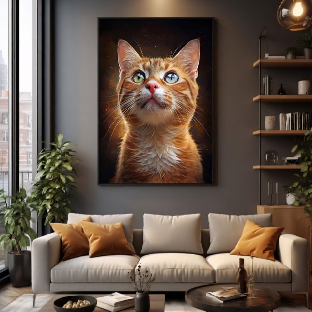 The Celestial Gaze Canvas Print (Creator Uploaded)