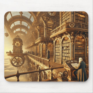 The Celestial Library Mouse Pad