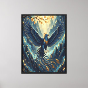 The Celestial Phoenix Canvas Print