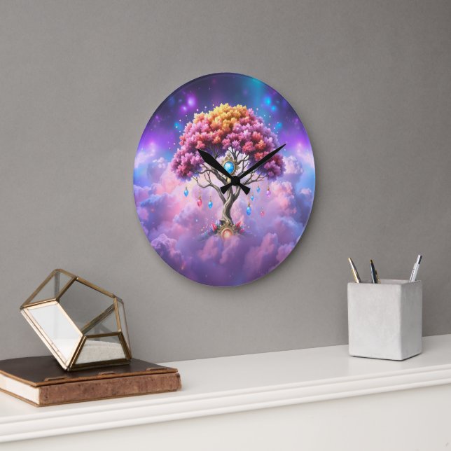 The Celestial Tree of Becoming. Large Clock (Office)