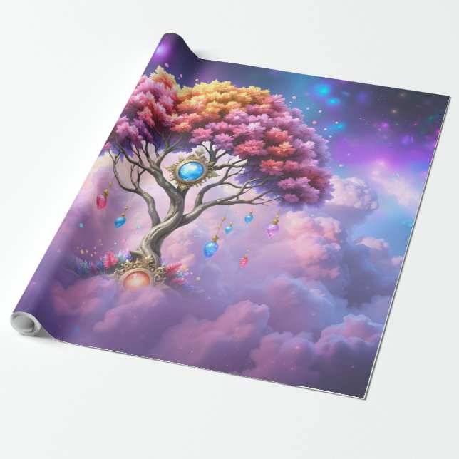 The Celestial Tree of Becoming. Wrapping Paper (Unrolled)