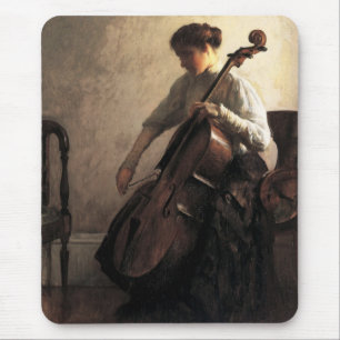 The Cellist (by Joseph DeCamp) Mouse Pad
