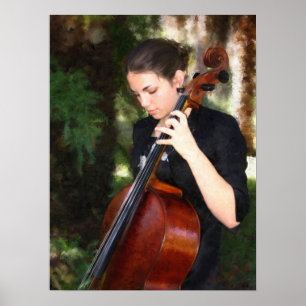 "The Cellist" Poster