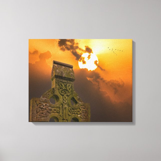 The Celtic Cross Canvas Print (Front)