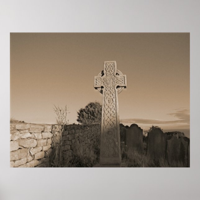The Celtic Cross - Scotland Poster (Front)