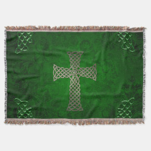 The celtic cross throw blanket