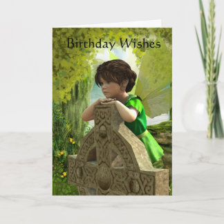 The Celtic Fairy Birthday Card