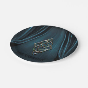 The celtic knot paper plate