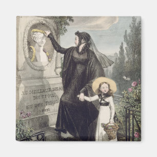 The Cemetery of Pere Lachaise, printed by Charles Magnet