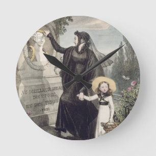The Cemetery of Pere Lachaise, printed by Charles Round Clock