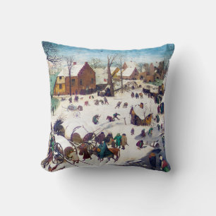 The Census at Bethlehem, Pieter Bruegel Cushion