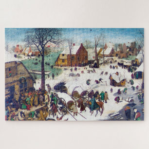 The Census at Bethlehem, Pieter Bruegel Jigsaw Puzzle