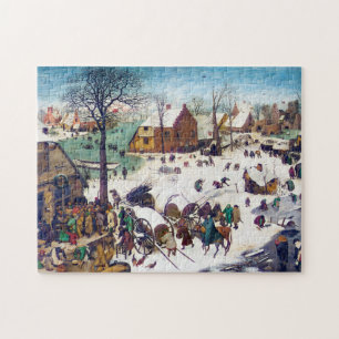 The Census at Bethlehem, Pieter Bruegel Jigsaw Puzzle