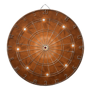 The Central Fire Flower Abstract Dartboard