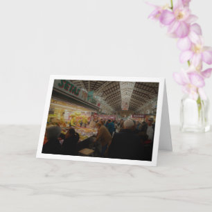 The Central Market, Valencia, Spain Card