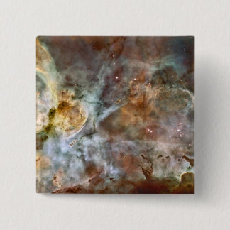 The central region of the Carina Nebula 15 Cm Square Badge