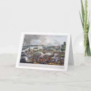 The Centre of the British Army in Action at the Ba Card