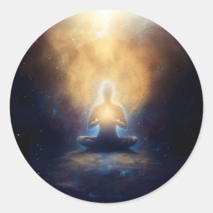 The Centre Within Mindful Stillness Classic Round Sticker