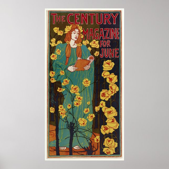 The Century 1896 June cover by Rhead Poster (Front)