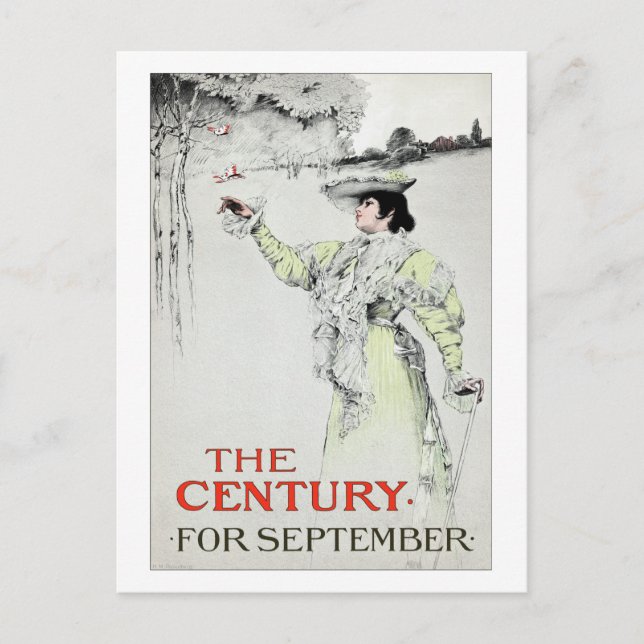 The Century For September 1896 Postcard (Front)