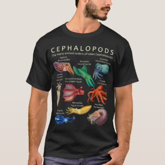 The Cephalopod Octopus Squid Cuttlefish T-Shirt