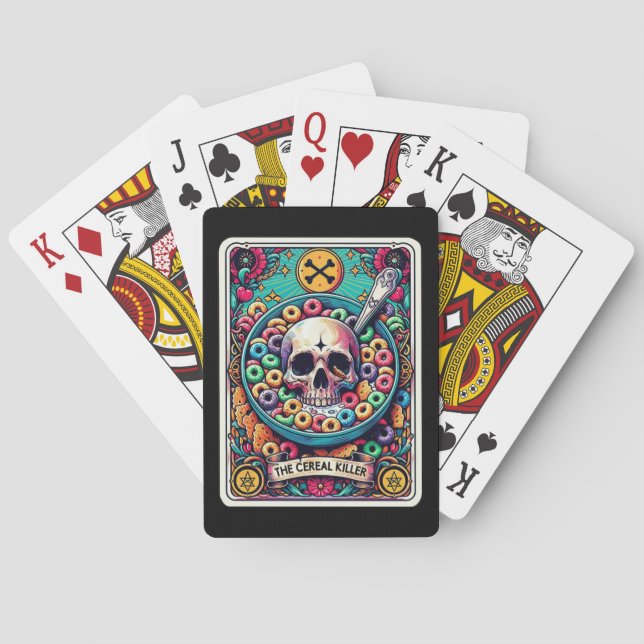 The Cereal Killer Tarot Poker Cards (Back)