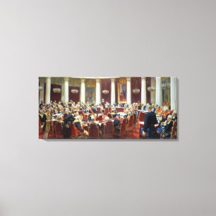 The Ceremonial Sitting of the State Council Canvas Print