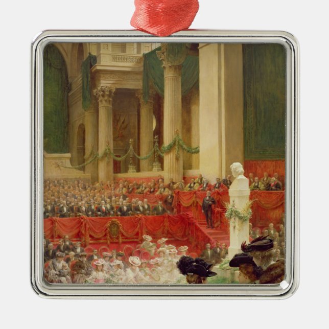 The Ceremony at the Pantheon Metal Tree Decoration (Front)