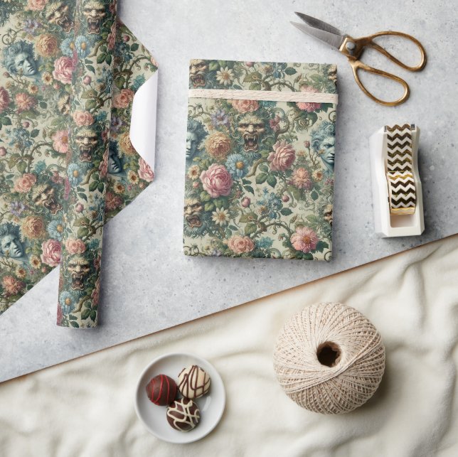 The Cerulean Muse – Gothic Victorian  Wrapping Paper (Crafts)