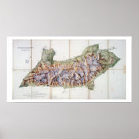 The Chain of Mont Blanc, from an actual survey in