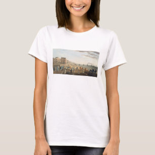 The Chain Pier at Brighton with Characters (etchin T-Shirt