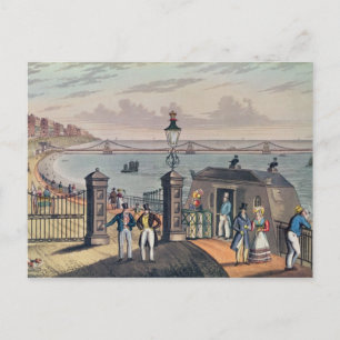 The Chain Pier on the front at Brighton Postcard