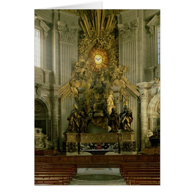 The chair of St. Peter, 1665 (Front)