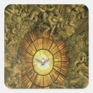 The chair of St.Peter Square Sticker