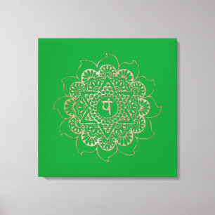 The Chakras Anahata - Wrapped Canvas